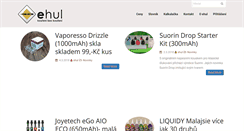 Desktop Screenshot of ehul.cz
