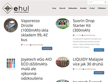Tablet Screenshot of ehul.cz